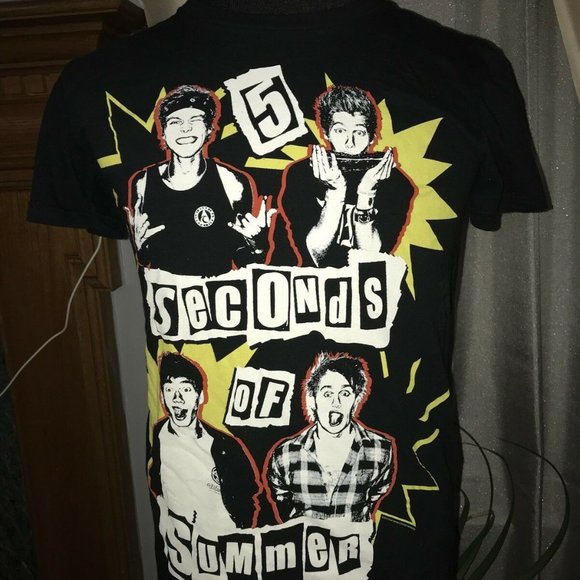 5 Seconds of Summer Band Official T-Shirt - Picture 1 of 7